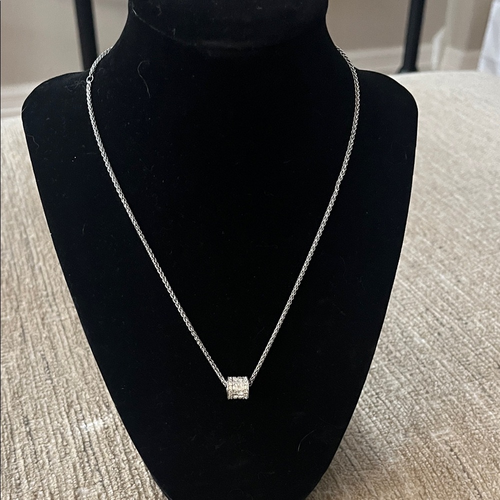 Nordstrom Silver Necklace with Sparkling Pendant